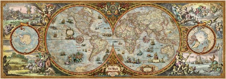 Produktbild: Hemisphere Map Puzzle