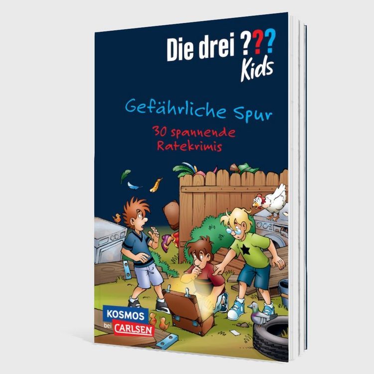 Produktbild: Die drei ??? Kids: Gef&auml;hrliche Spur. 30 spannende Ratekrimis!