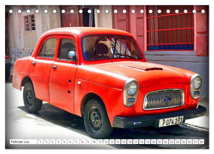 Produktbild: Ford Prefect - Made in England (Tischkalender 2026 DIN A5 quer), CALVENDO Monatskalender