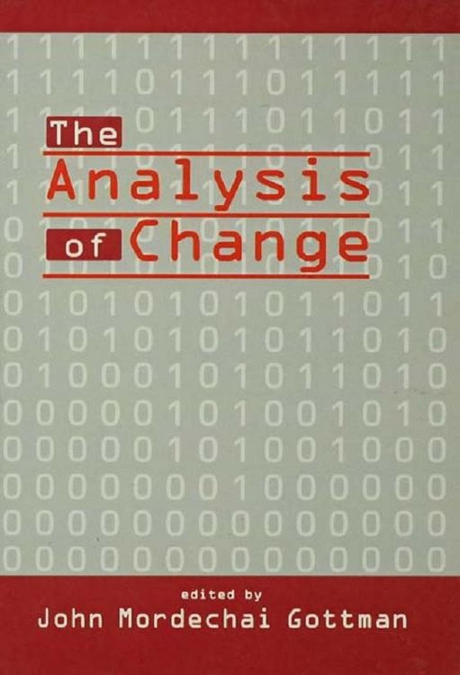 Produktbild: The Analysis of Change