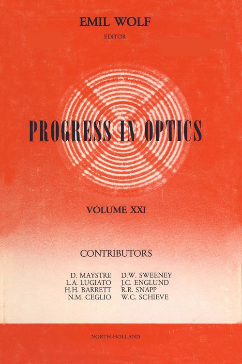 Produktbild: Progress in Optics