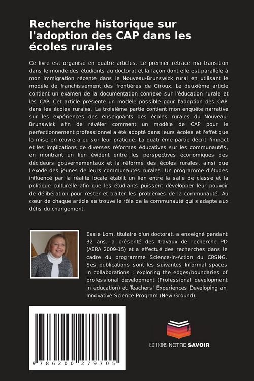 Produktbild: Recherche historique sur l'adoption des CAP dans les &eacute;coles rurales