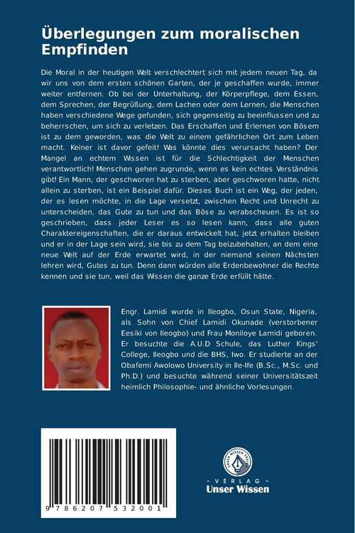 Produktbild: &Uuml;berlegungen zum moralischen Empfinden