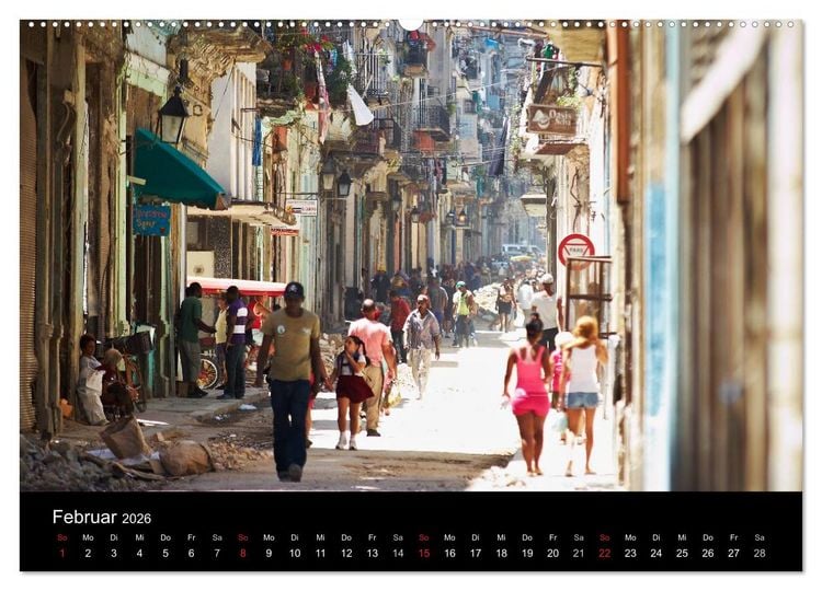Produktbild: Havanna - Ansichten einer bemerkenswerten Stadt (Wandkalender 2026 DIN A2 quer), CALVENDO Monatskalender
