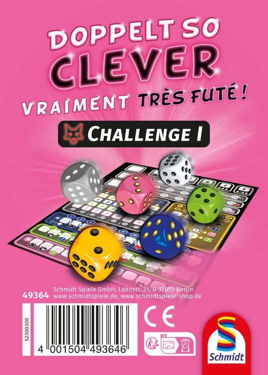 Produktbild: Schmidt 49364 - Doppelt so clever, Callenge 1, Zusatzblock