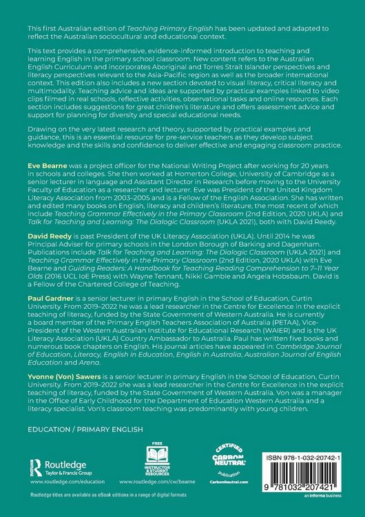 Produktbild: Teaching Primary English in Australia
