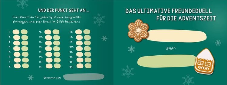 Produktbild: Das ultimative Adventsduell f&uuml;r beste Freunde. 24 Spiele &ndash; 1 Gewinner