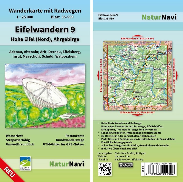 Produktbild: Eifelwandern 9 - Hohe Eifel (Nord), Ahrgebirge