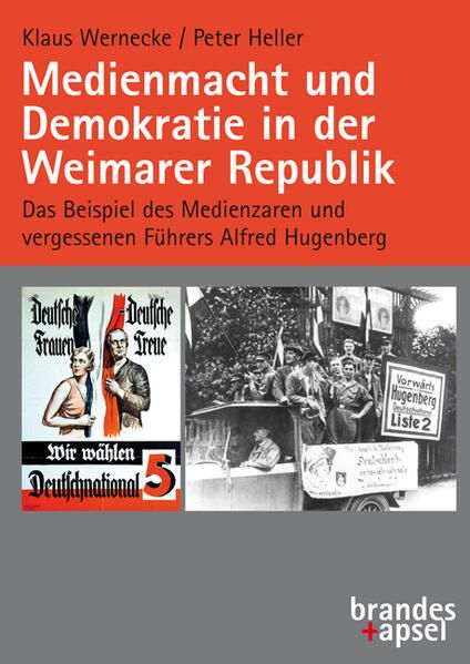 Produktbild: Medienmacht und Demokratie in der Weimarer Republik