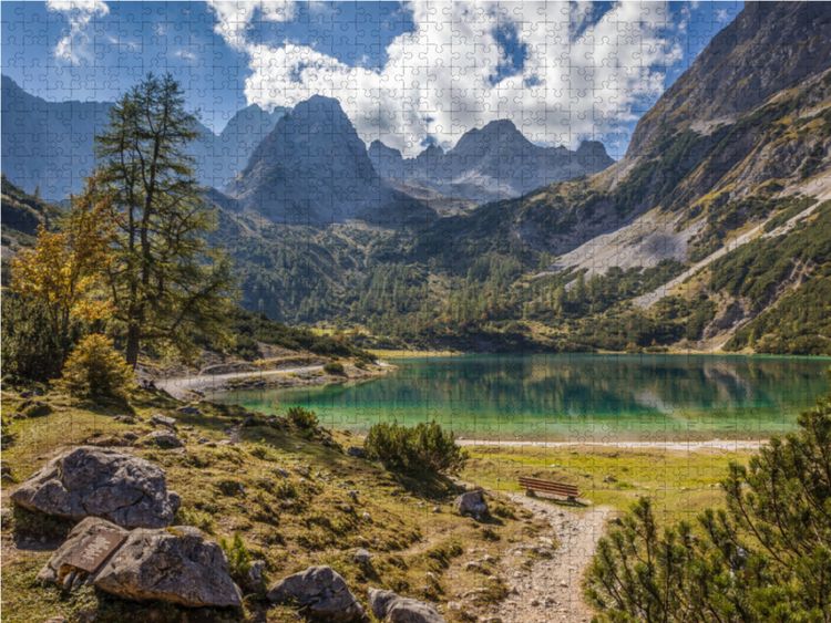 Produktbild: CALVENDO Puzzle Seebensee im Gaistal, Ehrwald 1000 Teile Lege-Gr&ouml;&szlig;e 64 x 48 cm Foto-Puzzle Bild von Christian M&uuml;ringer