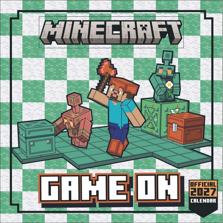 Produktbild: Minecraft Broschurkalender 2027