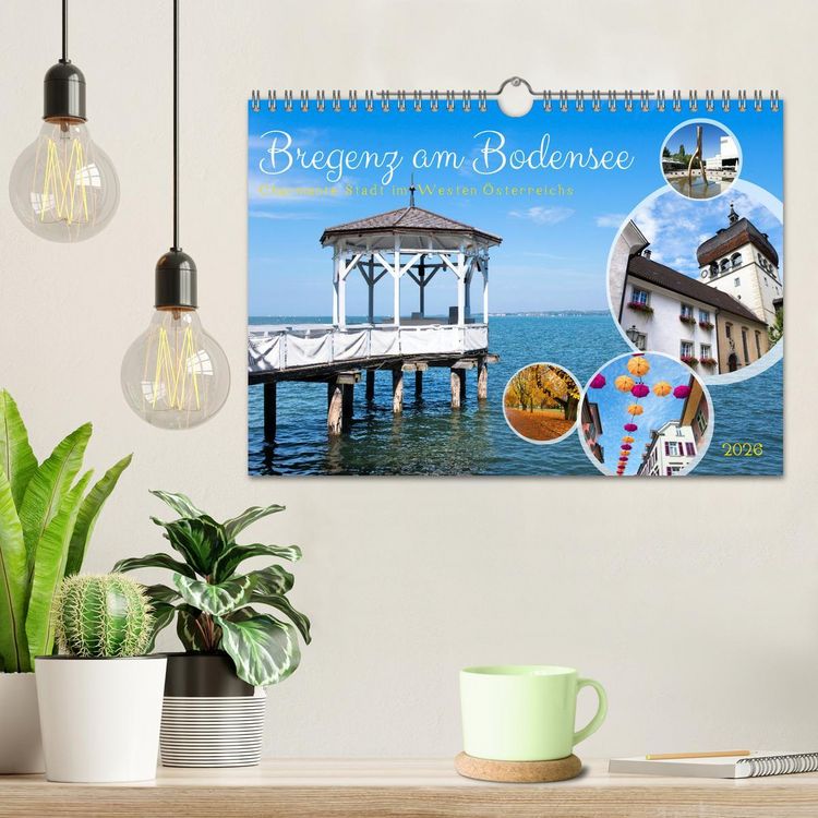Produktbild: Bregenz am Bodensee (Wandkalender 2026 DIN A4 quer), CALVENDO Monatskalender