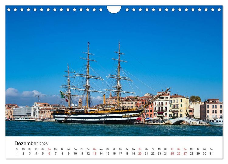 Produktbild: Unterwegs in Venedig (Wandkalender 2026 DIN A4 quer), CALVENDO Monatskalender