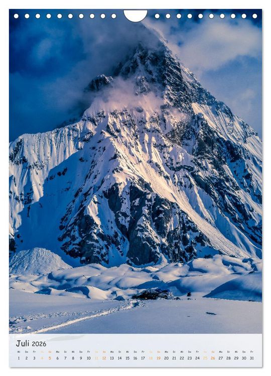 Produktbild: Bergriesen des Karakorum (Wandkalender 2026 DIN A4 hoch), CALVENDO Monatskalender