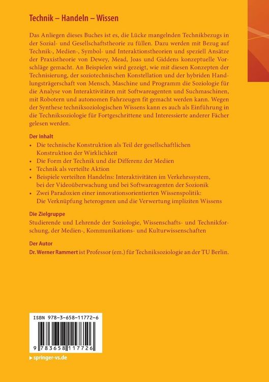 Produktbild: Technik - Handeln - Wissen