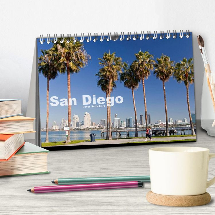 Produktbild: San Diego (Tischkalender 2026 DIN A5 quer), CALVENDO Monatskalender