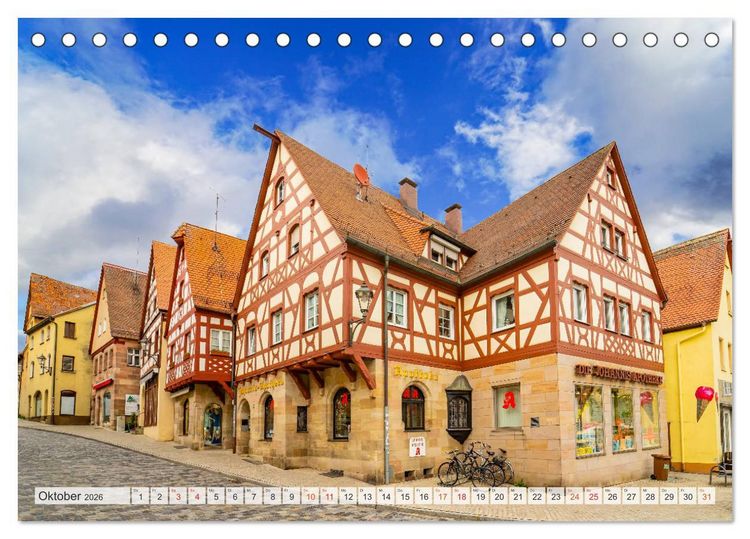 Produktbild: Lauf an der Pegnitz Impressionen (Tischkalender 2026 DIN A5 quer), CALVENDO Monatskalender