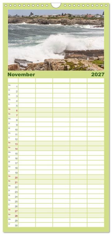 Produktbild: Familienplaner 2027 - S&uuml;dafrika - Landschaft voller Vielfalt und Sch&ouml;nheit mit 5 Spalten (Wandkalender, 21 x 45 cm) CALVENDO