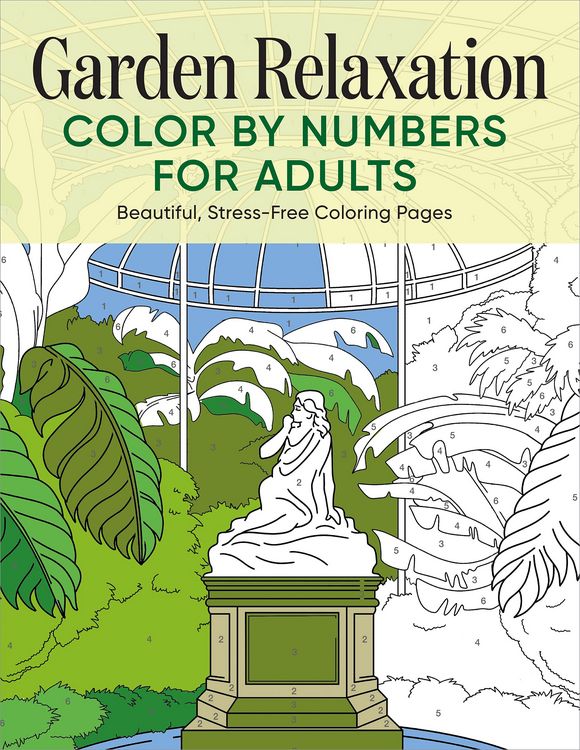 Produktbild: Garden Relaxation Color by Numbers for Adults