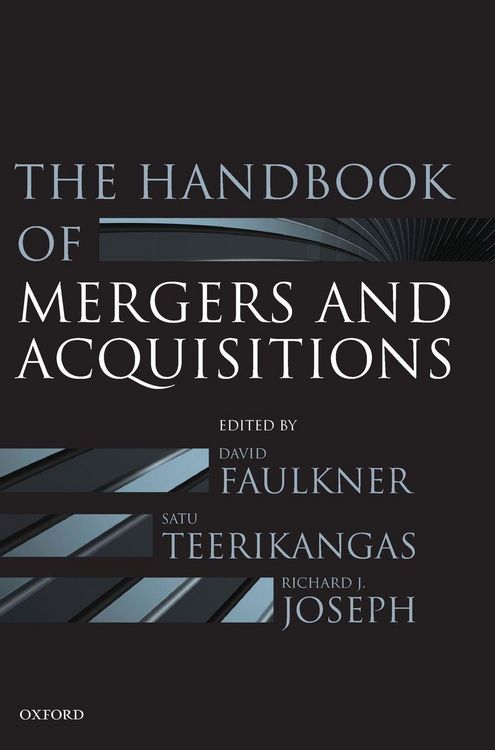 Produktbild: The Handbook of Mergers and Acquisitions