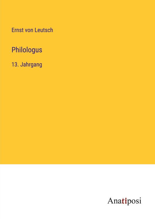 Produktbild: Philologus