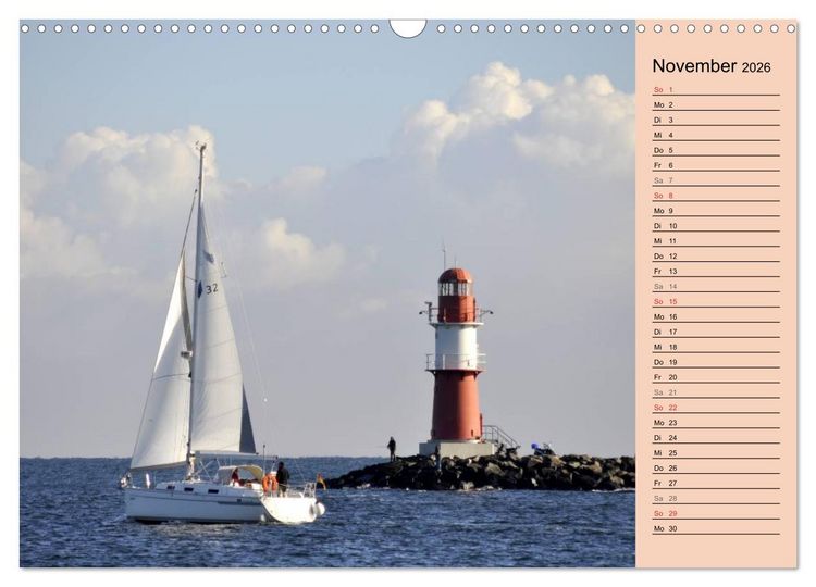 Produktbild: Die Ostsee (Wandkalender 2026 DIN A3 quer), CALVENDO Monatskalender