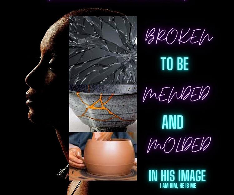 Produktbild: Broken to Mended & Molded in His Image; From Brokenness to healed