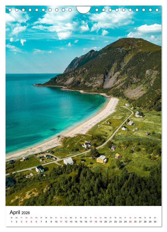 Produktbild: Norwegen - Eine Reise durch das skandinavische Land. (Wandkalender 2026 DIN A4 hoch), CALVENDO Monatskalender