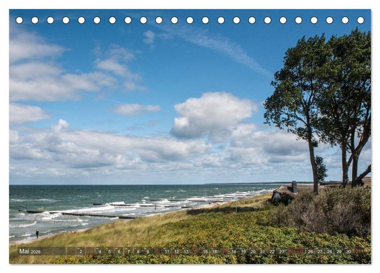 Produktbild: Ahrenshoop - Stimmungsbilder eines K&uuml;nstlerortes (Tischkalender 2026 DIN A5 quer), CALVENDO Monatskalender