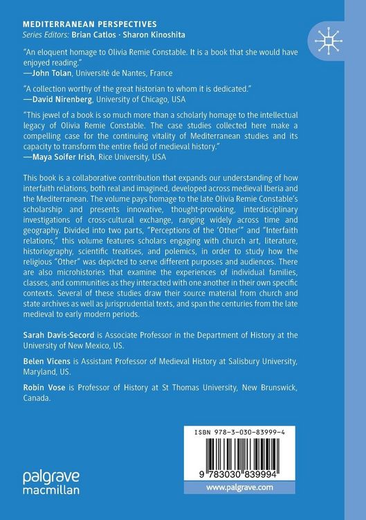 Produktbild: Interfaith Relationships and Perceptions of the Other in the Medieval Mediterranean