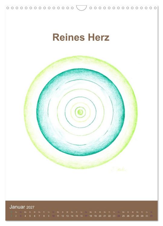 Produktbild: Delfinheilsymbole (Wandkalender 2027 DIN A3 hoch), CALVENDO Monatskalender