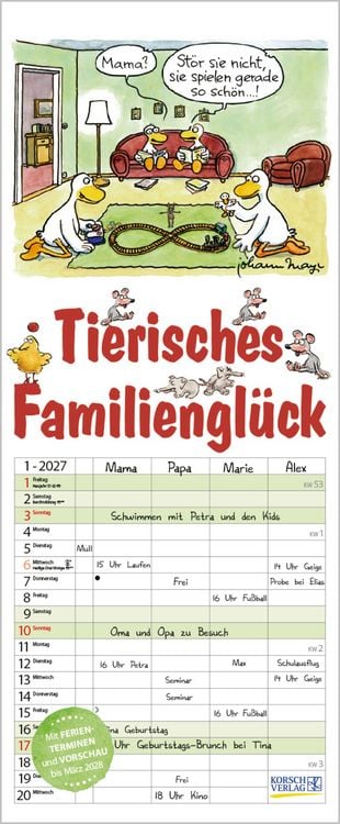 Produktbild: Tierisches Familiengl&uuml;ck 2027