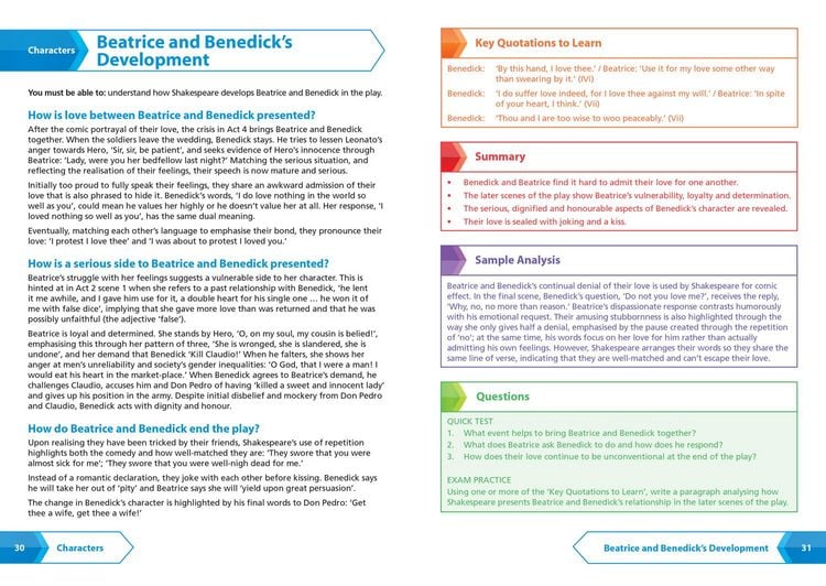 Produktbild: Much Ado About Nothing AQA GCSE 9-1 English Literature Text Guide