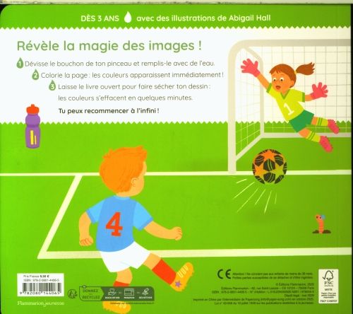 Produktbild: Mon coloriage &agrave; l'eau : vive le football !