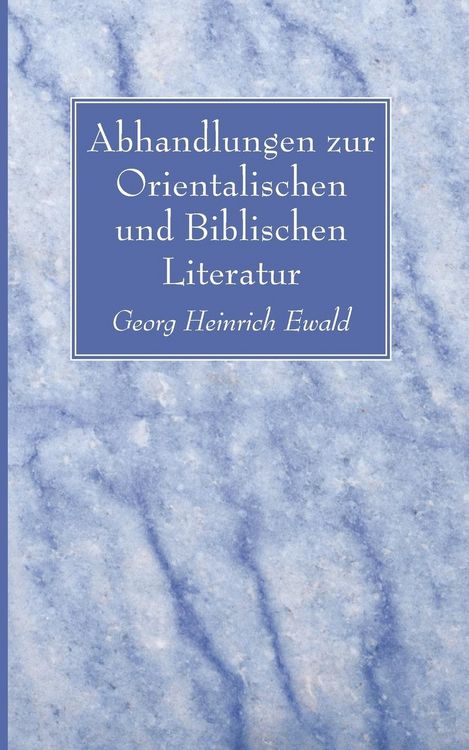 Produktbild: Abhandlungen zur Orientalischen und Biblischen Literatur