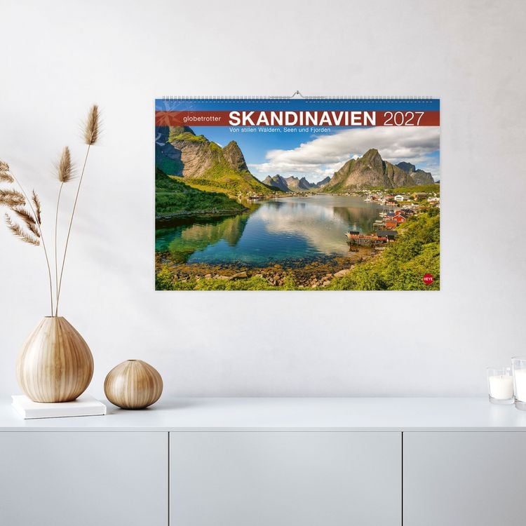 Produktbild: Skandinavien Globetrotter Kalender 2027 - Von stillen W&auml;ldern, Seen und Fjorden