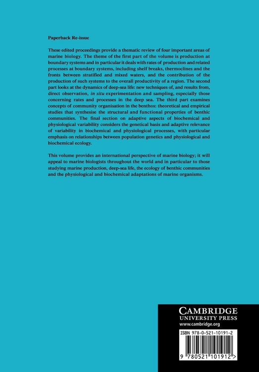 Produktbild: Proceedings of the Nineteenth European Marine Biology Symposium