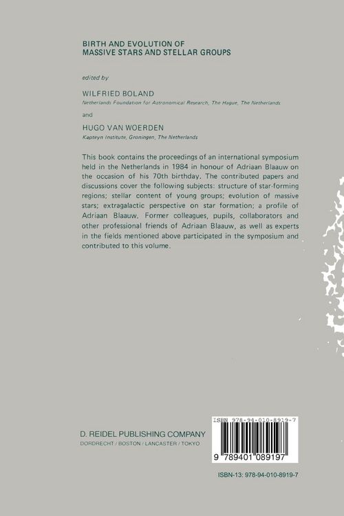 Produktbild: Birth and Evolution of Massive Stars and Stellar Groups