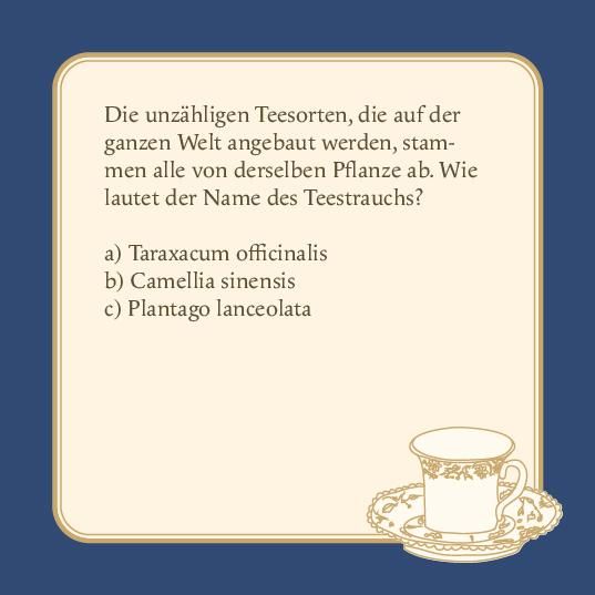 Produktbild: Das Tee-Quiz