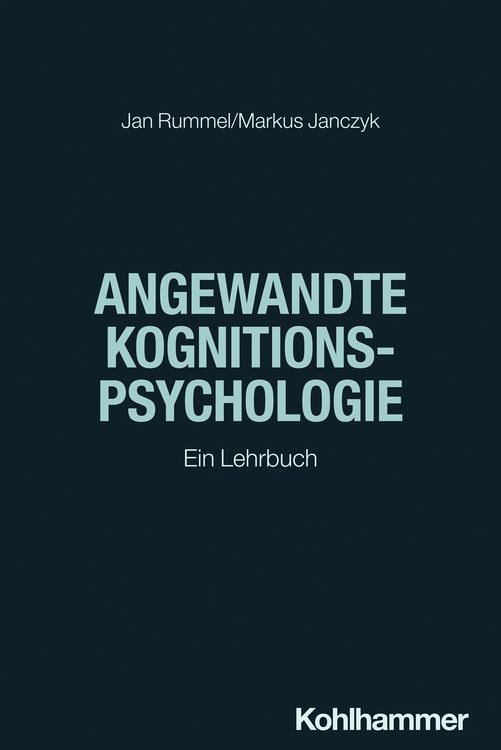 Produktbild: Angewandte Kognitionspsychologie