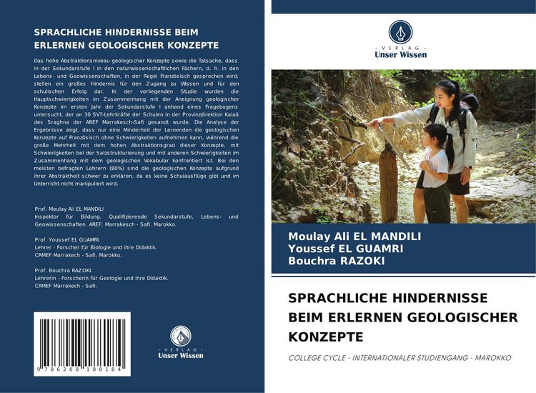 Produktbild: SPRACHLICHE HINDERNISSE BEIM ERLERNEN GEOLOGISCHER KONZEPTE