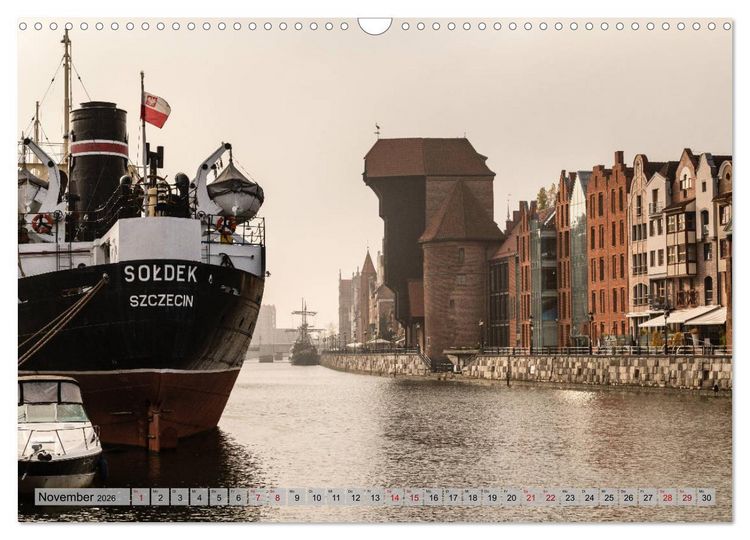 Produktbild: Dreistadt - Danzig, Gdingen, Zoppot (Wandkalender 2026 DIN A3 quer), CALVENDO Monatskalender