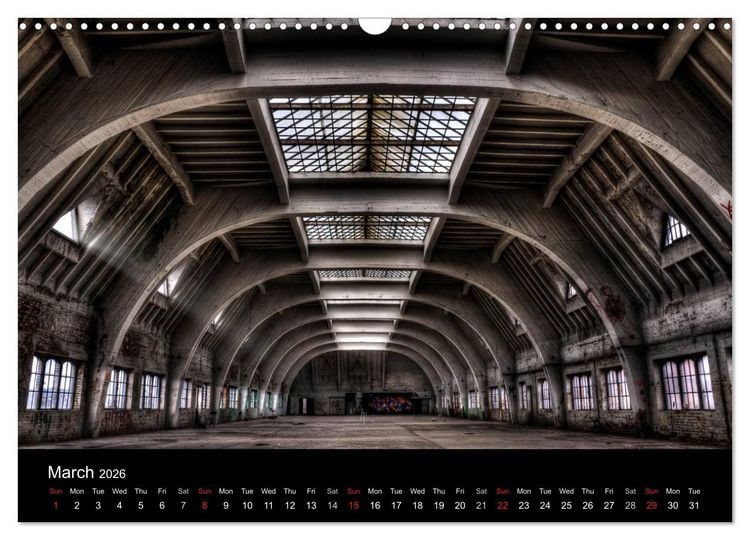 Produktbild: Lost Places - Beauty of decay (Wall Calendar 2026 DIN A3 landscape), CALVENDO 12 Month Wall Calendar