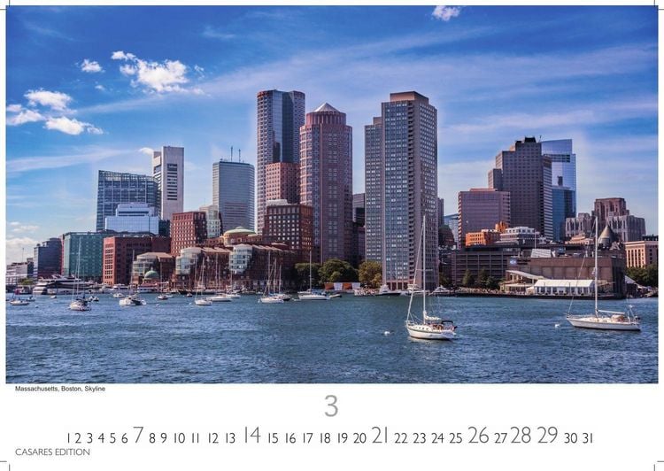 Produktbild: New England Kalender 2027 &ndash; Wandkalender | Fotokalender Nordamerika 35x50cm | mit 12 gro&szlig;formatigen Bildern dieser Region in Spitzenqualit&auml;t.