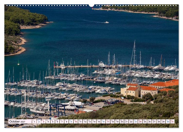 Produktbild: Istria &ndash; Coastal Wonders, Historic Cities, and Island Dreams (Wall Calendar 2027 DIN A2 landscape), CALVENDO 12 Month Wall Calendar