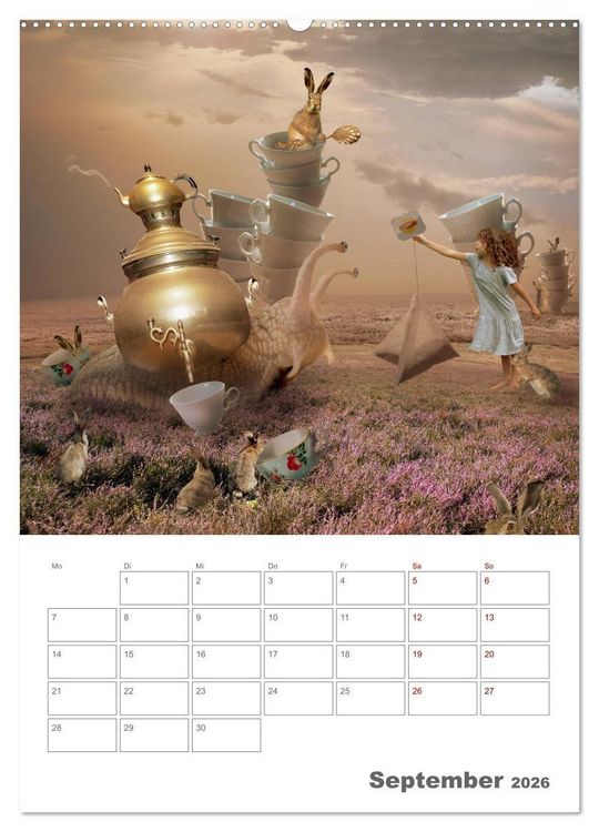 Produktbild: Surrealistische Reisen (hochwertiger Premium Wandkalender 2026 DIN A2 hoch), Kunstdruck in Hochglanz
