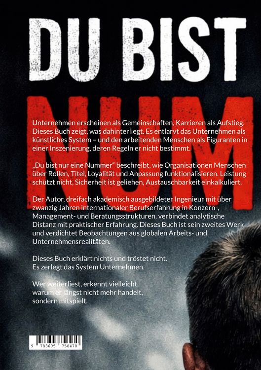 Produktbild: Du bist nur eine Nummer