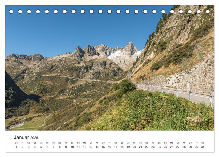 Produktbild: Schweizer Alpenp&auml;sse (Tischkalender 2026 DIN A5 quer), CALVENDO Monatskalender