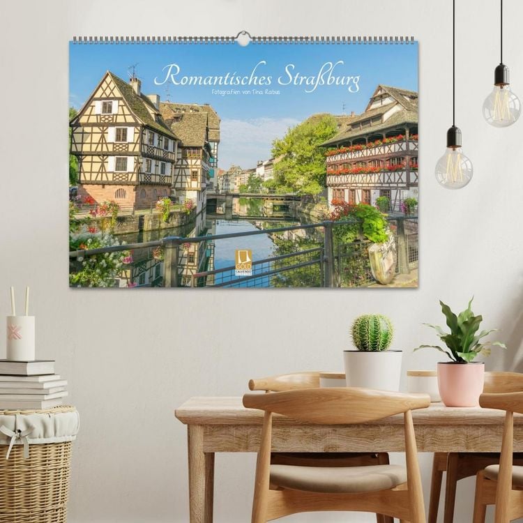 Produktbild: Romantisches Stra&szlig;burg (Wandkalender 2027 DIN A2 quer), CALVENDO Monatskalender