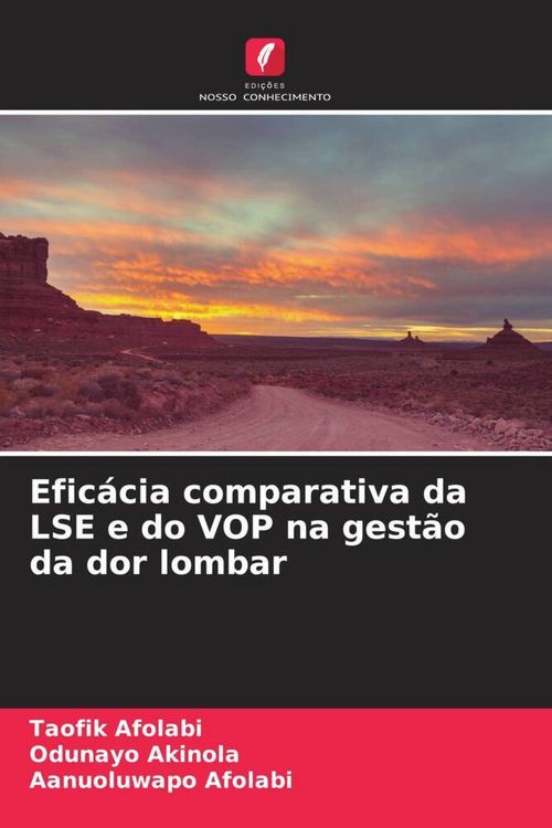Produktbild: Efic&aacute;cia comparativa da LSE e do VOP na gest&atilde;o da dor lombar